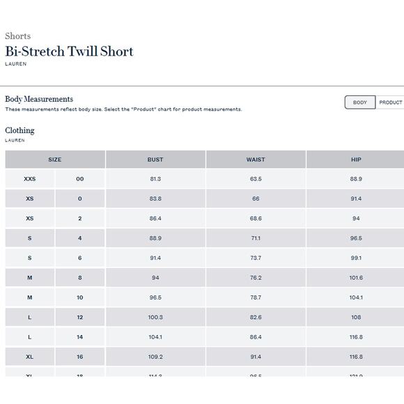 Black Label Ralph Lauren Bi-Stretch Twill Bermuda Shorts dark navy Size 6 - Picture 6 of 7